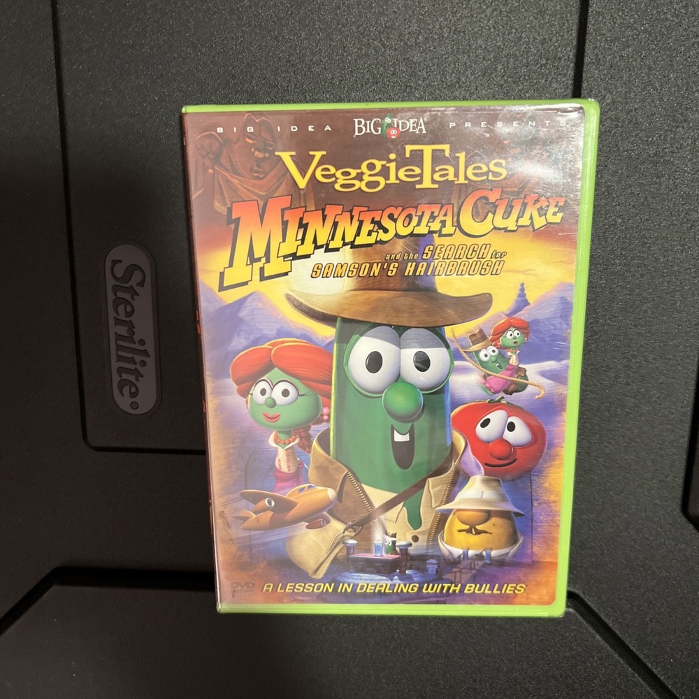 Veggie Tales Minnesota Cuke & the Search for Samson's Hairbrush DVD NIP